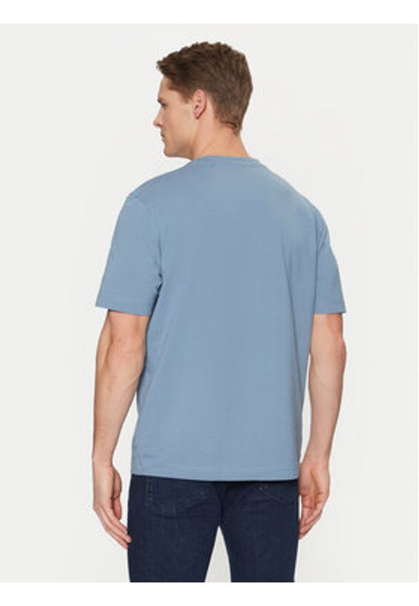 BOSS T-Shirt Tchup 50473278 Błękitny Regular Fit. Kolor: niebieski. Materiał: bawełna