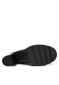 Guess Botki FLFNLL ELE10 Czarny. Kolor: czarny. Materiał: skóra