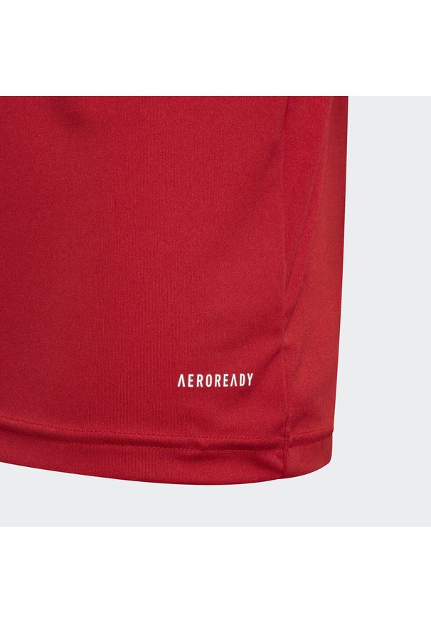 Koszulka polo piłkarska dla dzieci Adidas Squadra 21. Typ kołnierza: polo. Kolor: biały, czerwony, wielokolorowy