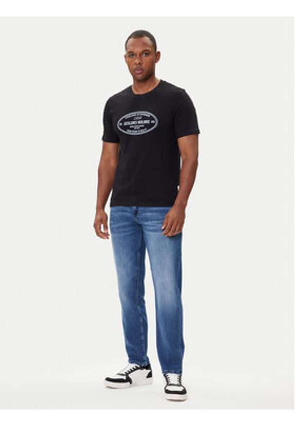 Jack & Jones T-Shirt York 12283800 Czarny Relaxed Fit. Kolor: czarny. Materiał: bawełna