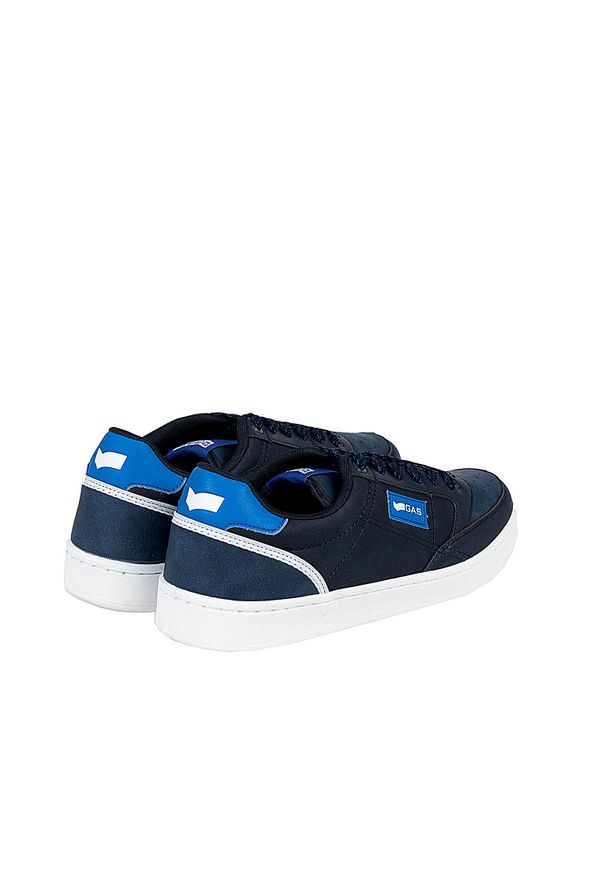 Gas Sneakersy "Jeb NBX" | GAM224124 | Jeb NBX | Mężczyzna | Granatowy. Kolor: niebieski. Materiał: skóra ekologiczna. Wzór: aplikacja