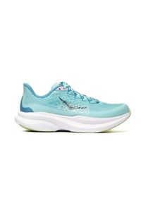 Buty do biegania damskie Hoka One One Mach 6. Kolor: niebieski. Materiał: syntetyk, materiał. Szerokość cholewki: normalna. Sport: bieganie