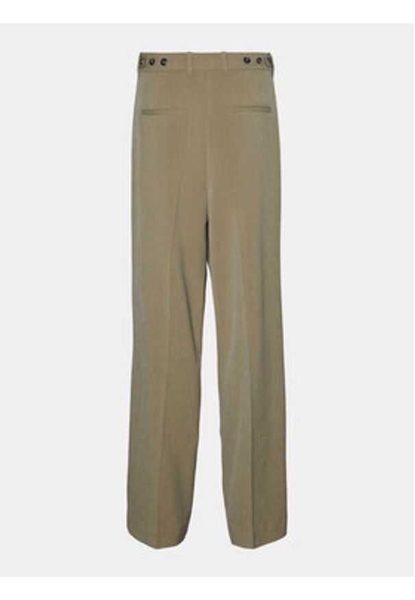 Vero Moda Spodnie materiałowe Britney 10299824 Beżowy Tapered Fit. Kolor: beżowy. Materiał: syntetyk