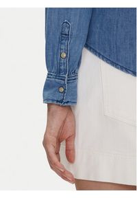 Pepe Jeans Koszula jeansowa Katia PL305092 Niebieski Regular Fit. Kolor: niebieski. Materiał: bawełna
