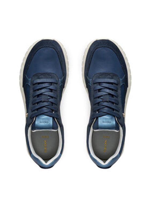 Geox Sneakersy D Sukie 2.0 D55YPC 08522 C4002 Granatowy. Kolor: niebieski. Materiał: skóra