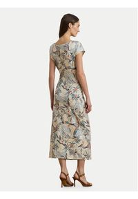 Lauren Ralph Lauren - LAUREN RALPH LAUREN Sukienka codzienna 250964087001 Kolorowy Slim Fit. Okazja: na co dzień. Materiał: bawełna. Wzór: kolorowy. Typ sukienki: proste. Styl: casual