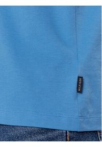 TOMMY HILFIGER - Tommy Hilfiger T-Shirt Track Graphic MW0MW34429 Niebieski Regular Fit. Kolor: niebieski. Materiał: bawełna #6