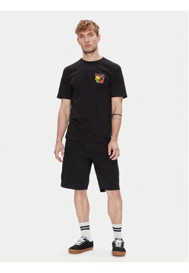 Volcom T-Shirt Tooflow A3512551 Czarny Classic Fit. Kolor: czarny. Materiał: bawełna