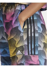 Adidas - adidas Szorty sportowe Tiro Print IQ4813 Kolorowy Loose Fit. Materiał: syntetyk. Wzór: nadruk, kolorowy #4