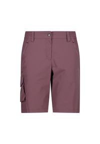 Damskie szorty bermudzkie CMP. Kolor: wielokolorowy, brązowy, różowy. Sport: turystyka piesza #1