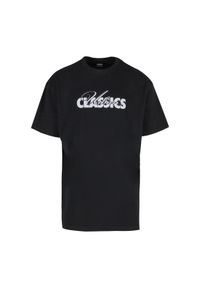Oversized T-shirt Urban Classics Cursive Bold Logo Heavy. Kolor: czarny #1