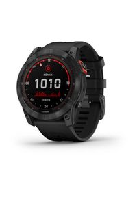 GARMIN - Zegarek Garmin Fenix 7X Solar. Kolor: czarny, szary, wielokolorowy. Styl: sportowy