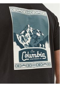 columbia - Columbia T-Shirt CSC™ Seasonal Logo Tee Czarny Regular Fit. Kolor: czarny. Materiał: bawełna, syntetyk #5