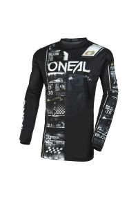 O'NEAL - Bluza rowerowa mtb męska O`neal Attack V.23. Kolor: czarny, biały, wielokolorowy