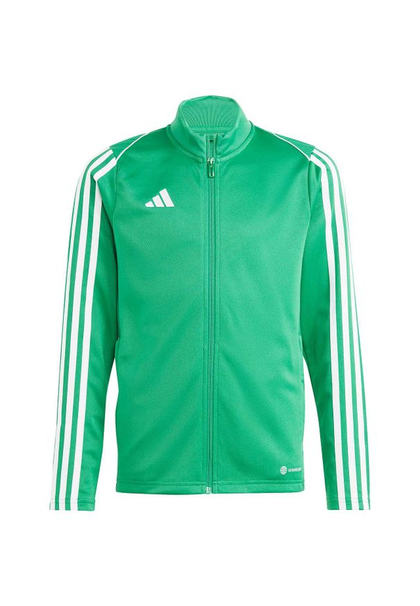 Adidas - Bluza dla dzieci adidas Tiro 23 League Training. Kolor: zielony, biały, wielokolorowy. Sport: piłka nożna