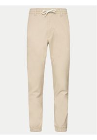 s.Oliver Spodnie materiałowe 2143826 Beżowy Slim Fit. Kolor: beżowy. Materiał: bawełna