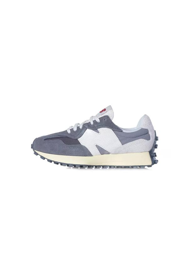 Buty do chodzenia męskie New Balance Nb 327. Zapięcie: sznurówki. Kolor: biały, wielokolorowy, szary. Materiał: materiał, skóra, tkanina. Szerokość cholewki: normalna. Sport: turystyka piesza