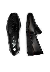 Rieker Półbuty 53752-00 Czarny. Kolor: czarny. Materiał: skóra #5
