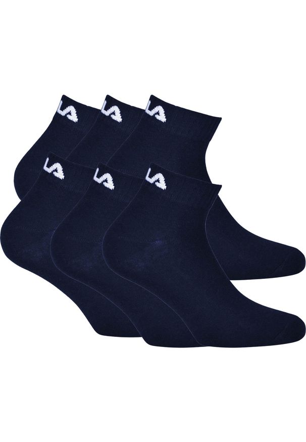 Fila Quarter Skarpety 6-pack Unisex Granatowe 39-42. Kolor: niebieski