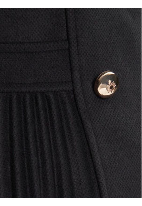 Rinascimento Płaszcz przejściowy CFC0125794003 Czarny Regular Fit. Kolor: czarny. Materiał: syntetyk