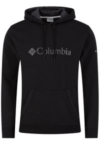 columbia - Columbia Bluza Csc Basic Logo II EM2179 Czarny Regular Fit. Kolor: czarny. Materiał: bawełna