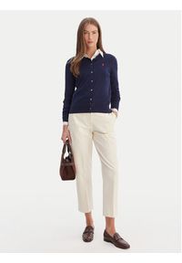 Polo Ralph Lauren Kardigan 211971871004 Granatowy Slim Fit. Typ kołnierza: polo. Kolor: niebieski. Materiał: bawełna #5