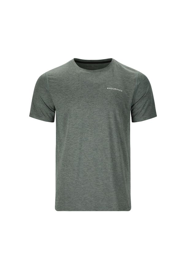 ENDURANCE - Koszulka Endurance Abdon Melange. Kolor: zielony. Sport: fitness