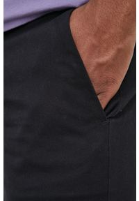 GAP spodnie męskie kolor czarny dopasowane. Kolor: czarny. Materiał: tkanina #3