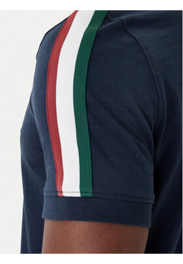 Aeronautica Militare Polo 261PO1926UJ00723 Granatowy Regular Fit. Typ kołnierza: polo. Kolor: niebieski. Materiał: bawełna