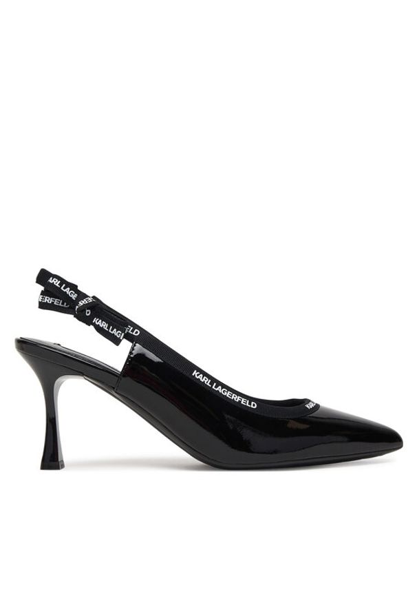 Karl Lagerfeld - KARL LAGERFELD Czółenka Sienna KL32706 Czarny. Kolor: czarny. Materiał: skóra