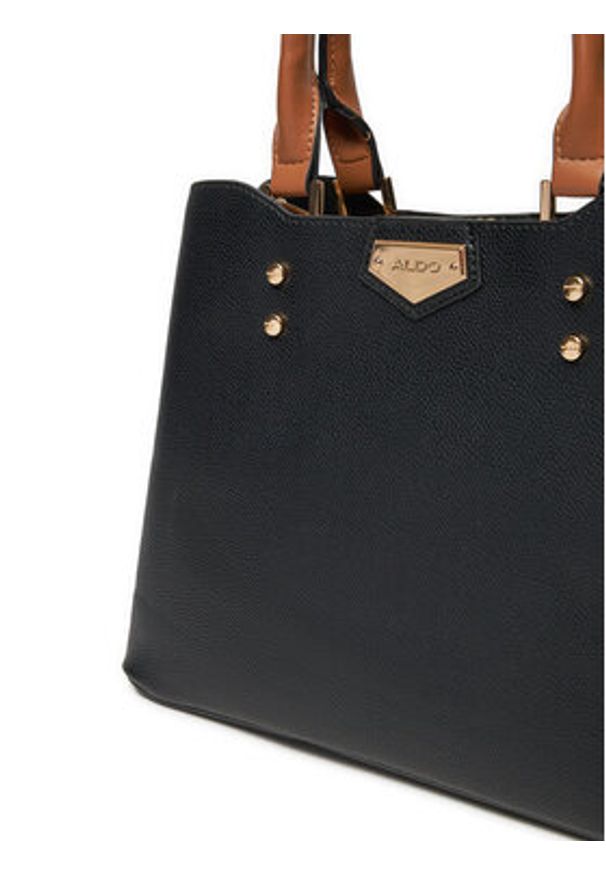 Aldo Torebka Caraever 13863642 Czarny. Kolor: czarny. Materiał: skórzane