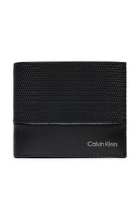Calvin Klein Duży Portfel Męski Ck Remote Bifold 5Cc W/Coin K50K512423 Czarny. Kolor: czarny. Materiał: skóra
