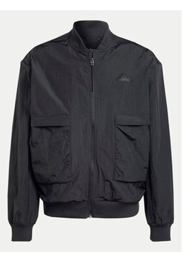 Adidas - adidas Kurtka bomber City Escape IY1505 Czarny Loose Fit. Kolor: czarny. Materiał: syntetyk