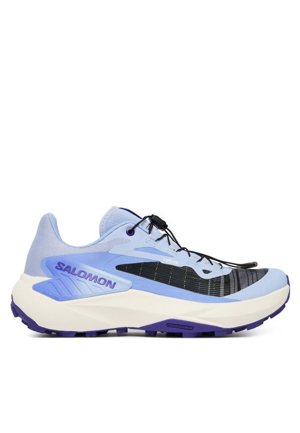 salomon - Salomon Buty do biegania Genesis L49227100 Niebieski. Kolor: niebieski. Materiał: materiał