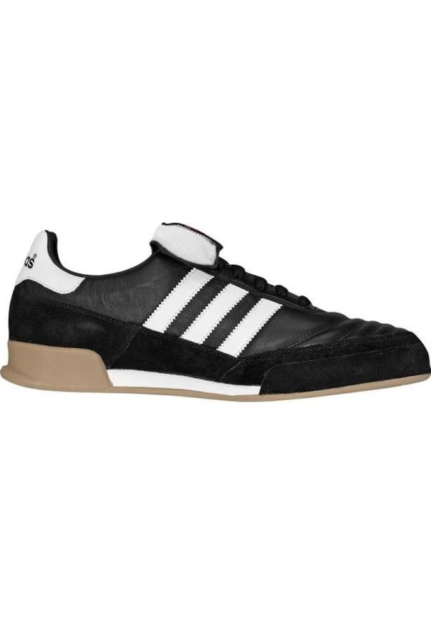Adidas - Buty halowe adidas Mundial Goal In 019310 czarne czarne. Kolor: czarny. Materiał: guma, skóra, zamsz, materiał, syntetyk. Szerokość cholewki: normalna. Wzór: gładki