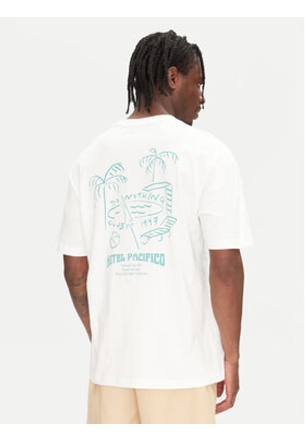 Only & Sons T-Shirt Milo 22034452 Biały Relaxed Fit. Kolor: biały. Materiał: bawełna