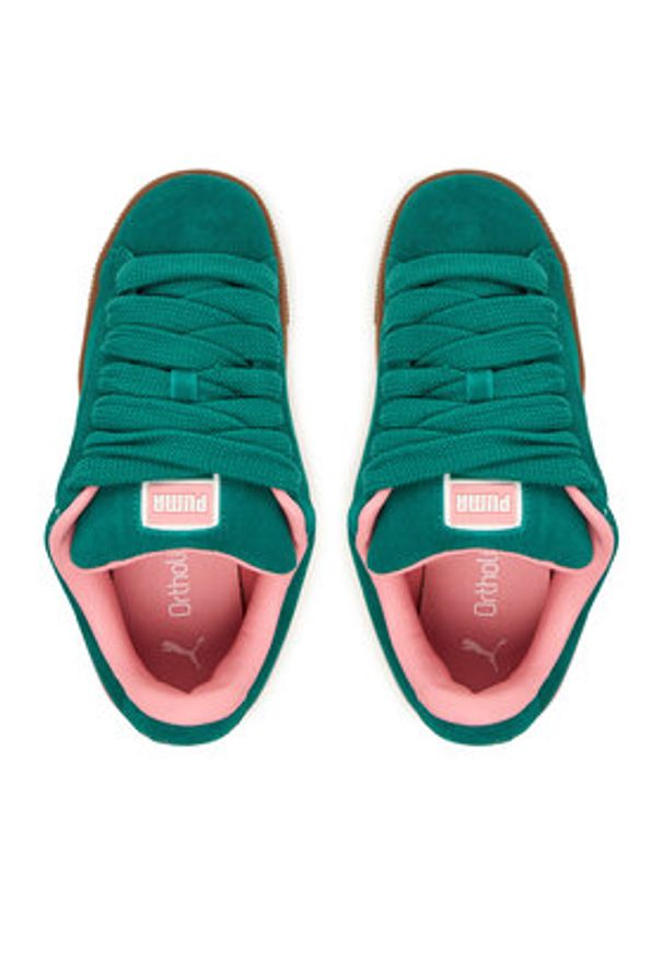 Puma Sneakersy Suede Xl Jr 396577 36 Zielony. Kolor: zielony. Materiał: zamsz, skóra. Model: Puma Suede