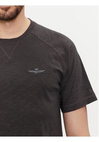 Aeronautica Militare T-Shirt 241TS2199J628 Szary Regular Fit. Kolor: szary. Materiał: bawełna