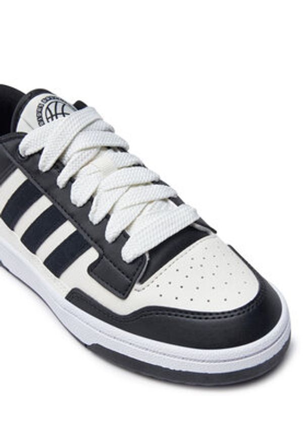 Adidas - adidas Sneakersy Rapid Court Low JP5253 Czarny. Kolor: czarny. Materiał: skóra