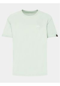 Alpha Industries T-Shirt Basic T Small 188505 Zielony Regular Fit. Kolor: zielony. Materiał: bawełna