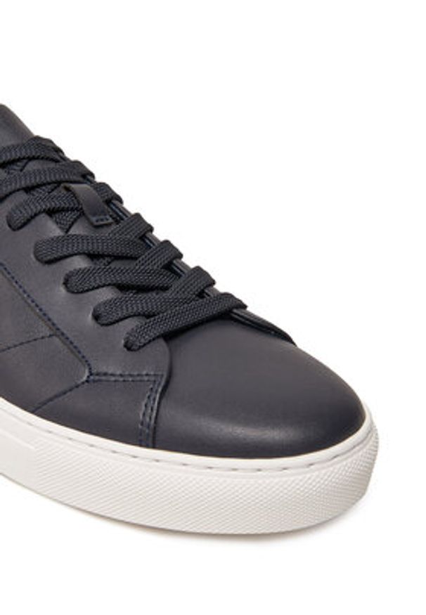 Hugo - HUGO Sneakersy Morrie 50541210 Granatowy. Kolor: niebieski. Materiał: skóra