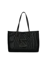 Calvin Klein Torebka Emblem Mesh Tote LV04F3380G Czarny. Kolor: czarny #2