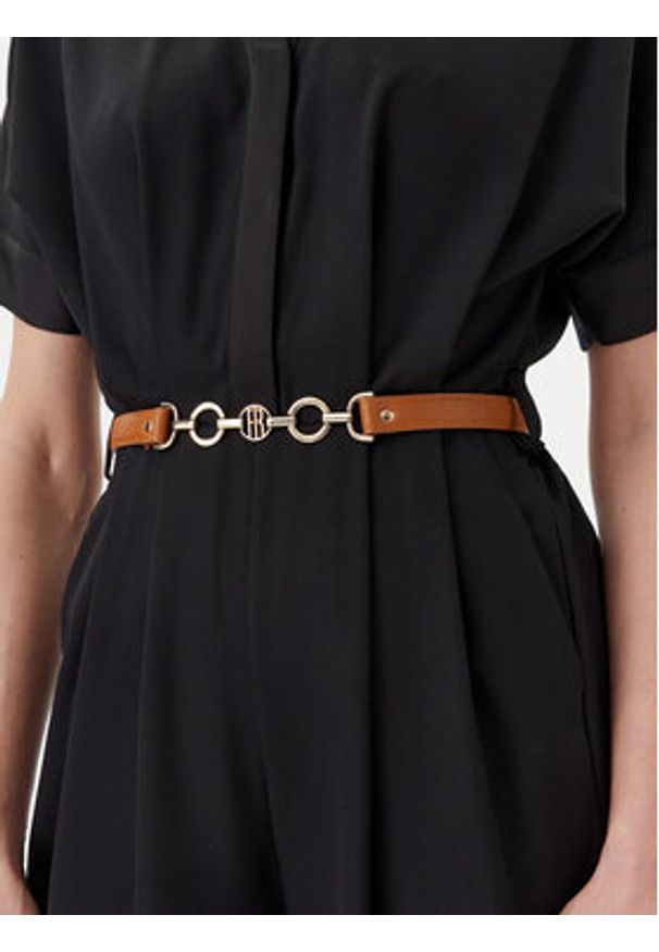 Fracomina Kombinezon FR25SO2004W47601 Czarny Regular Fit. Kolor: czarny. Materiał: syntetyk