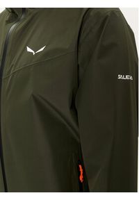 Salewa Kurtka przeciwdeszczowa Puez 28615 Zielony Regular Fit. Kolor: zielony. Materiał: syntetyk