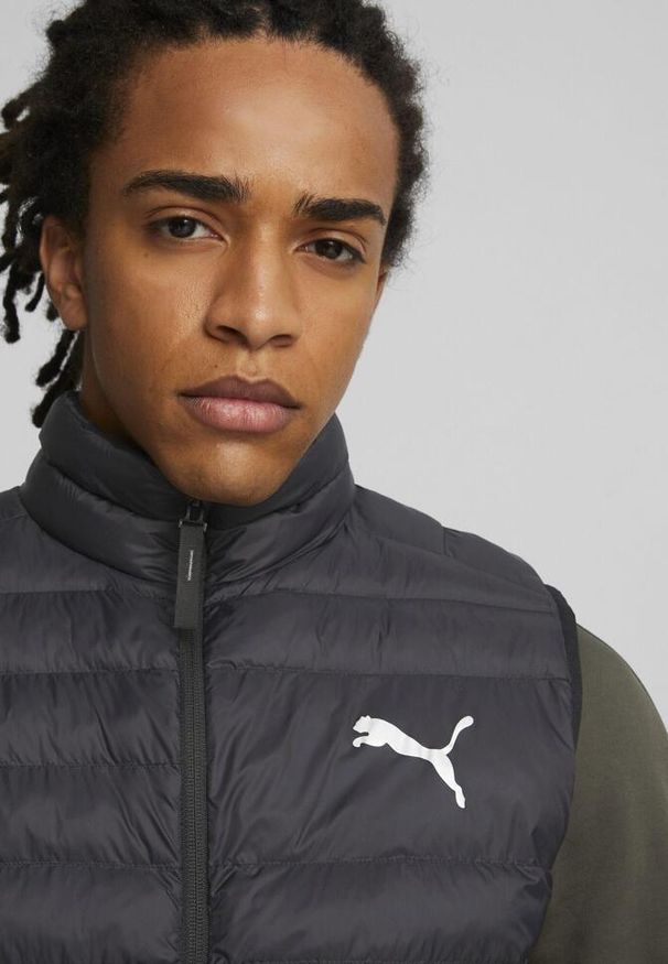 Puma - Męska kamizelka PackLITE PUMA Black. Kolor: czarny. Długość rękawa: bez rękawów. Sport: turystyka piesza