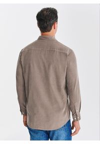 Pako Lorente - PAKO LORENTE - Brązowa koszula sztruksowa z kieszeniami na piersi. Okazja: na co dzień. Kolor: brązowy. Materiał: sztruks. Długość rękawa: długi rękaw. Długość: długie. Sezon: jesień. Styl: casual #3