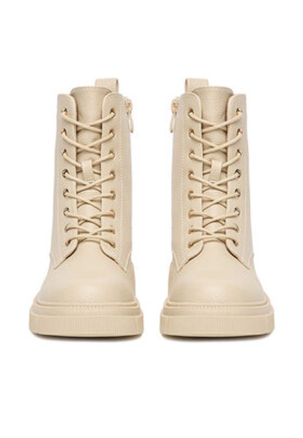 DeeZee Trzewiki HX21056-58A Beżowy. Kolor: beżowy. Materiał: materiał, syntetyk