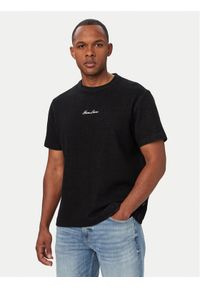 Guess Jeans T-Shirt M6YP09 K4177 Czarny Regular Fit. Kolor: czarny. Materiał: bawełna #1