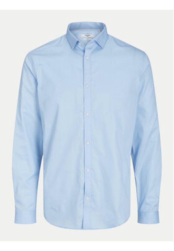 Jack & Jones Koszula 12201905 Błękitny Slim Fit. Kolor: niebieski. Materiał: bawełna