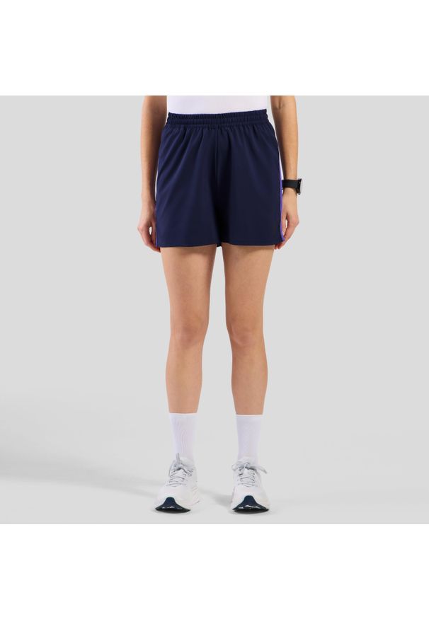 Spodenki damskie Odlo ESSENTIAL 4 INCH Short. Kolor: niebieski. Sport: bieganie